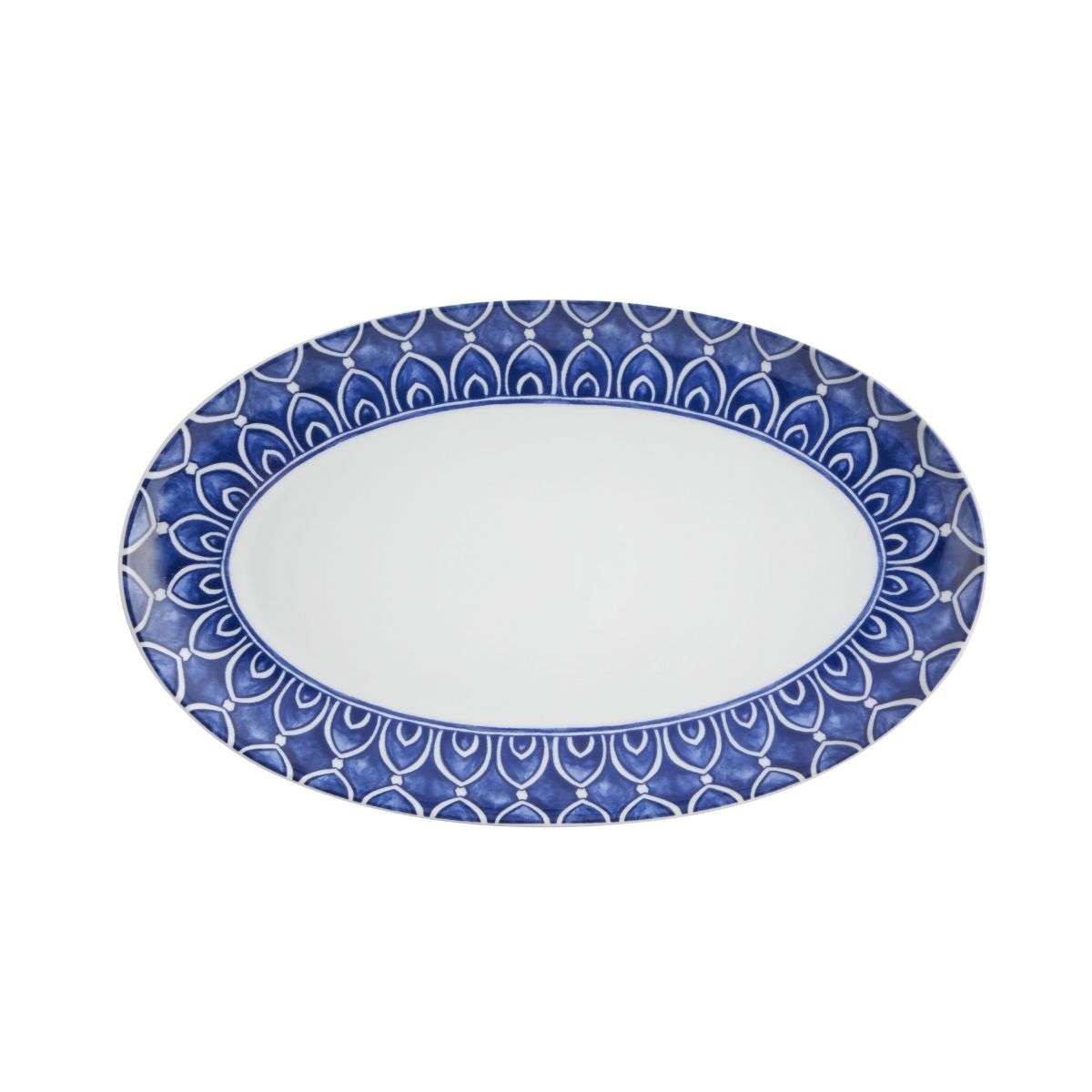 Imagen 1 de Fuente Oval Azure Lux Vista Alegre - Azul Azul