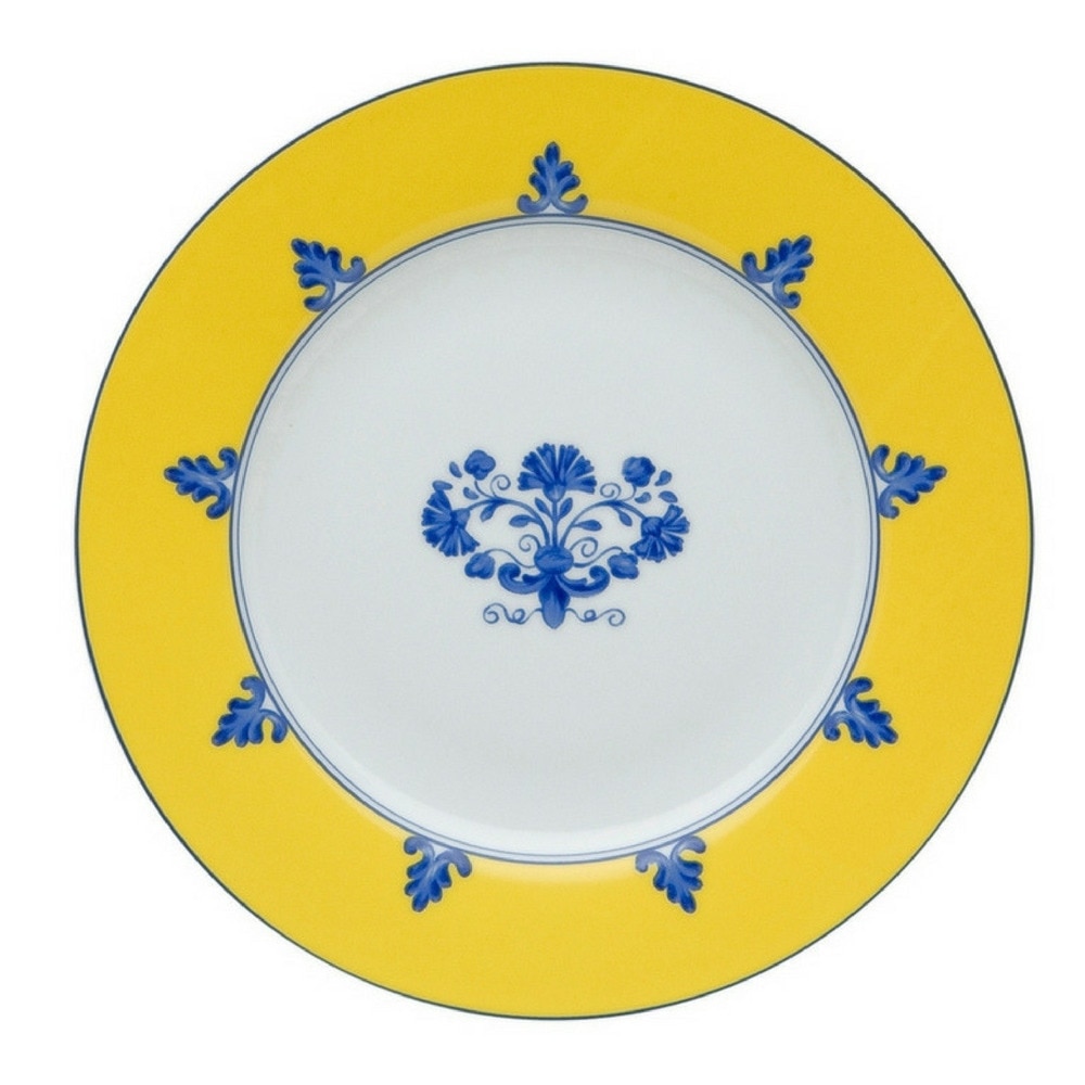 Imagen 0 de Plato de postre Castelo Branco Vista Alegre Amarillo