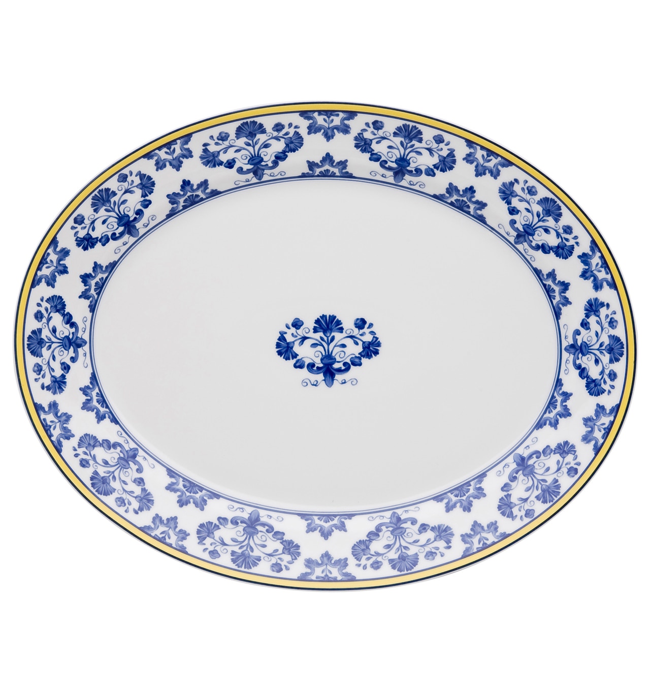 Imagen 1 de Fuente oval Castelo Branco Vista Alegre - Azul Azul