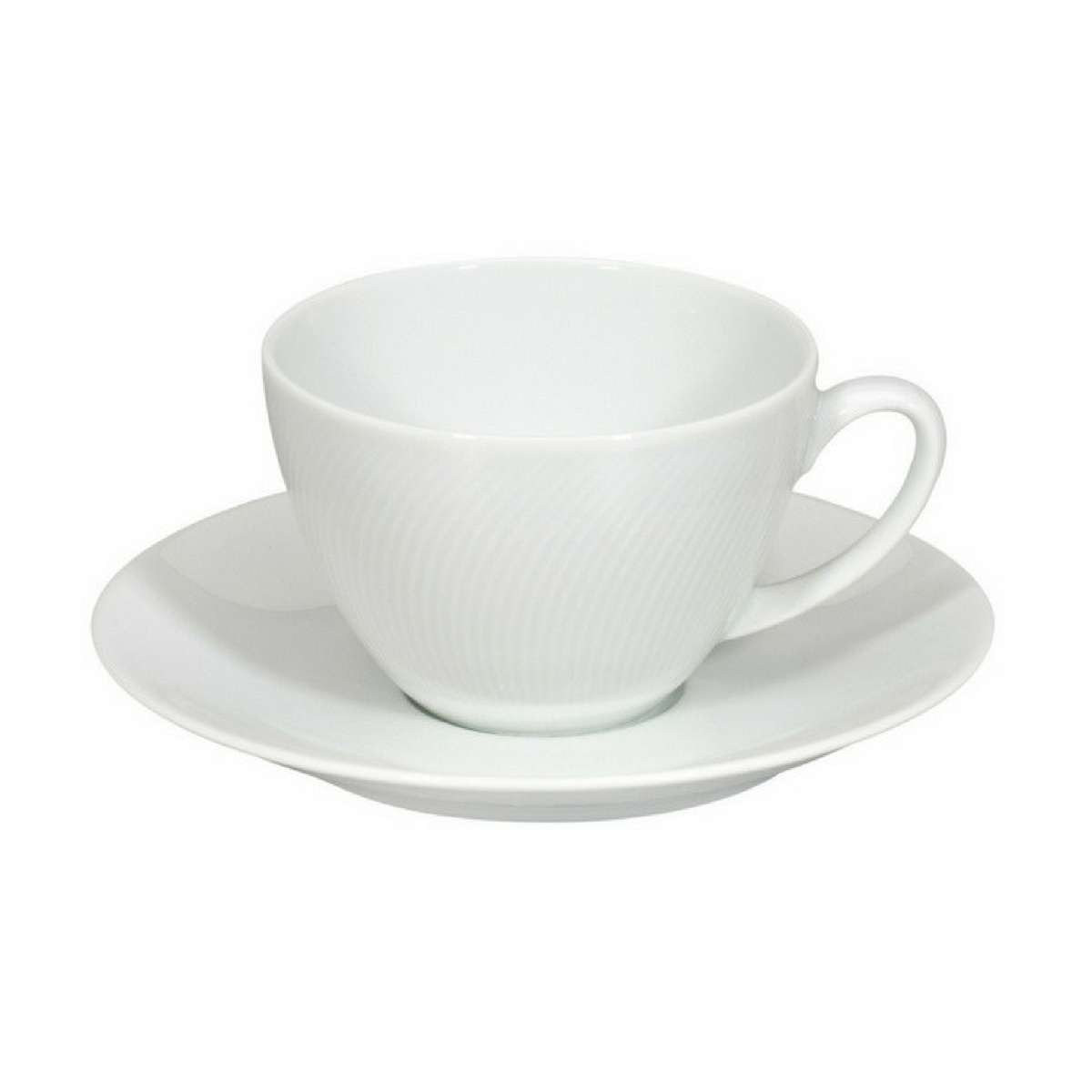 Imagen 1 de Taza de desayuno con plato Spirit White Vista Alegre - Blanco Blanco