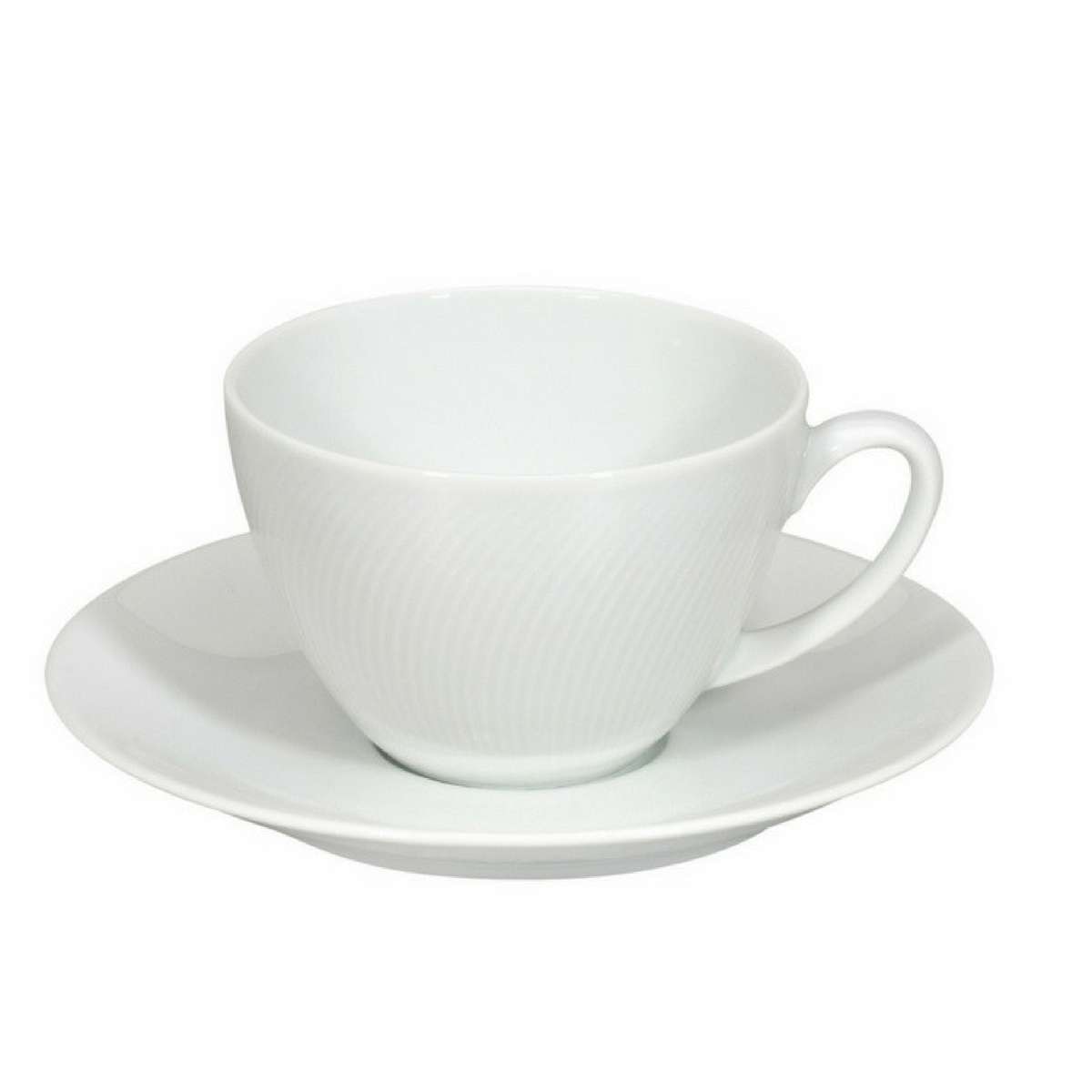 Imagen 1 de Taza de té con plato Spirit White Vista Alegre - Blanco Blanco