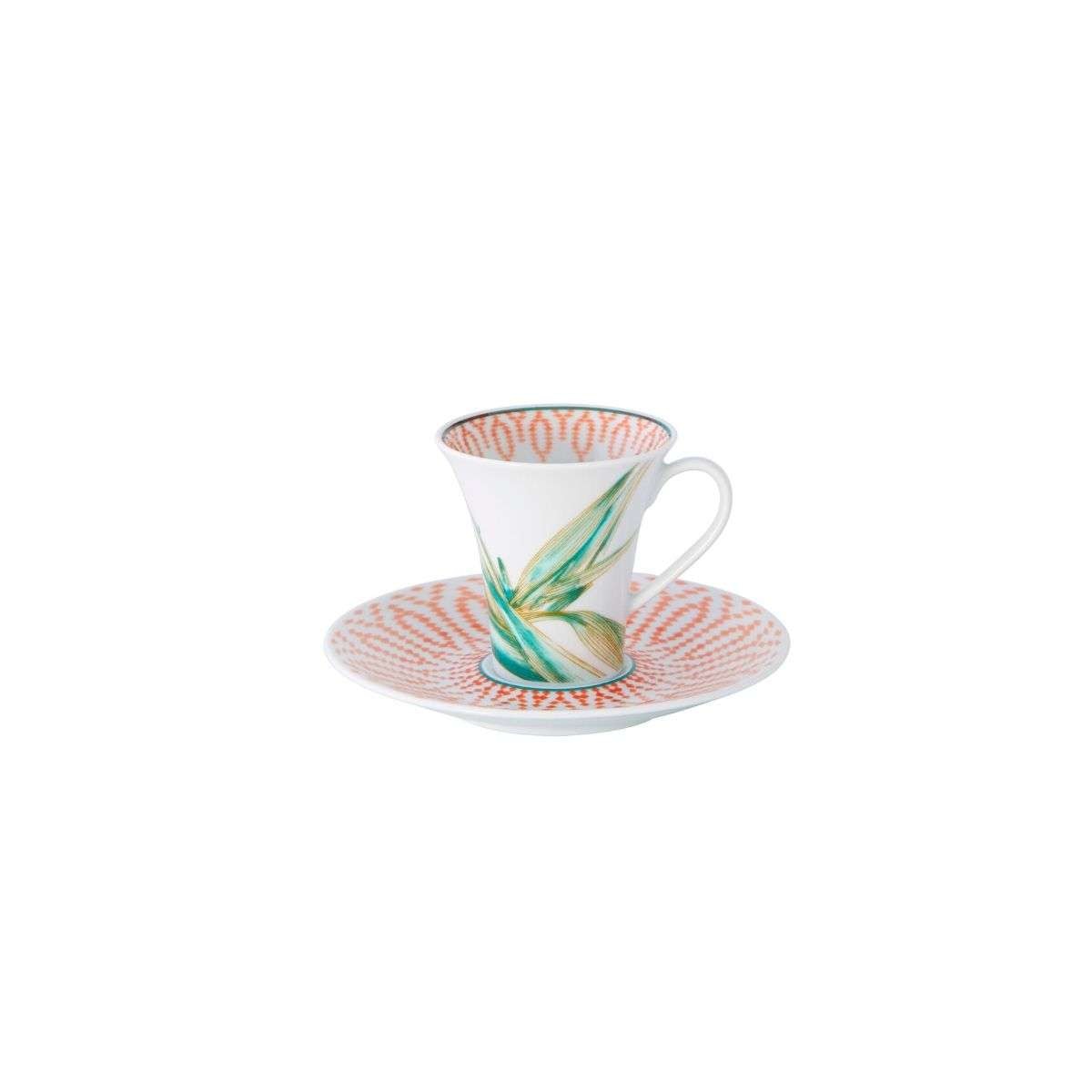 Imagen 1 de Taza de café con plato Fiji Vista Alegre - Multicolor Multicolor