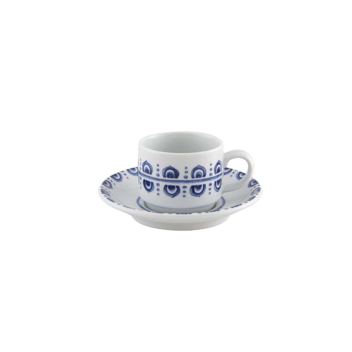 Imagen 1 de Taza de café con plato Azure Lux Vista Alegre Azul