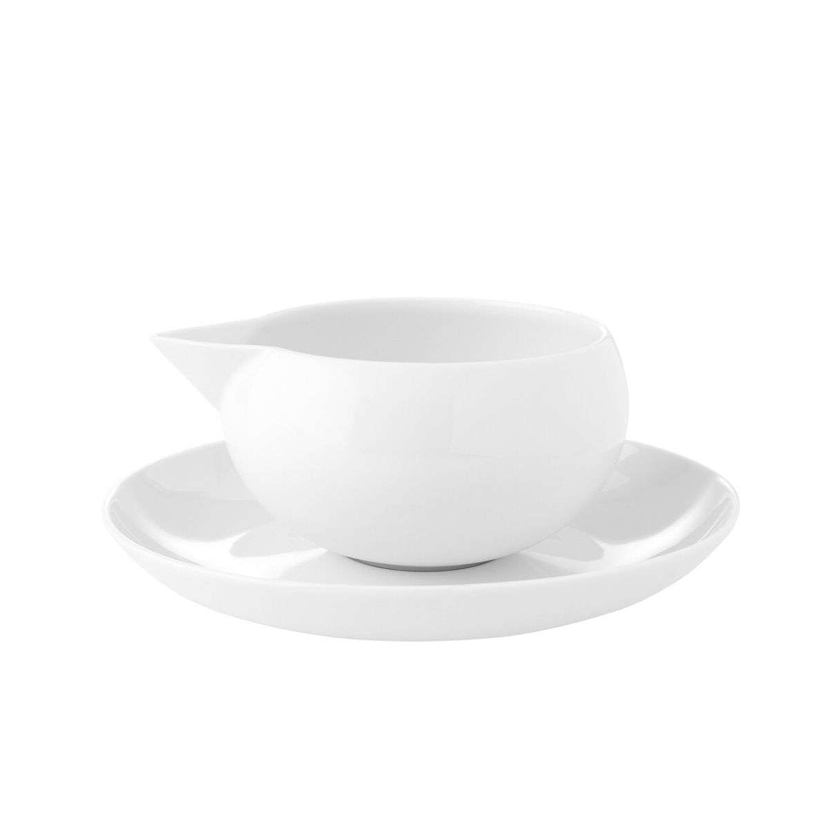 Imagen 1 de Salsera con plato Domo White Vista Alegre - Blanco Blanco