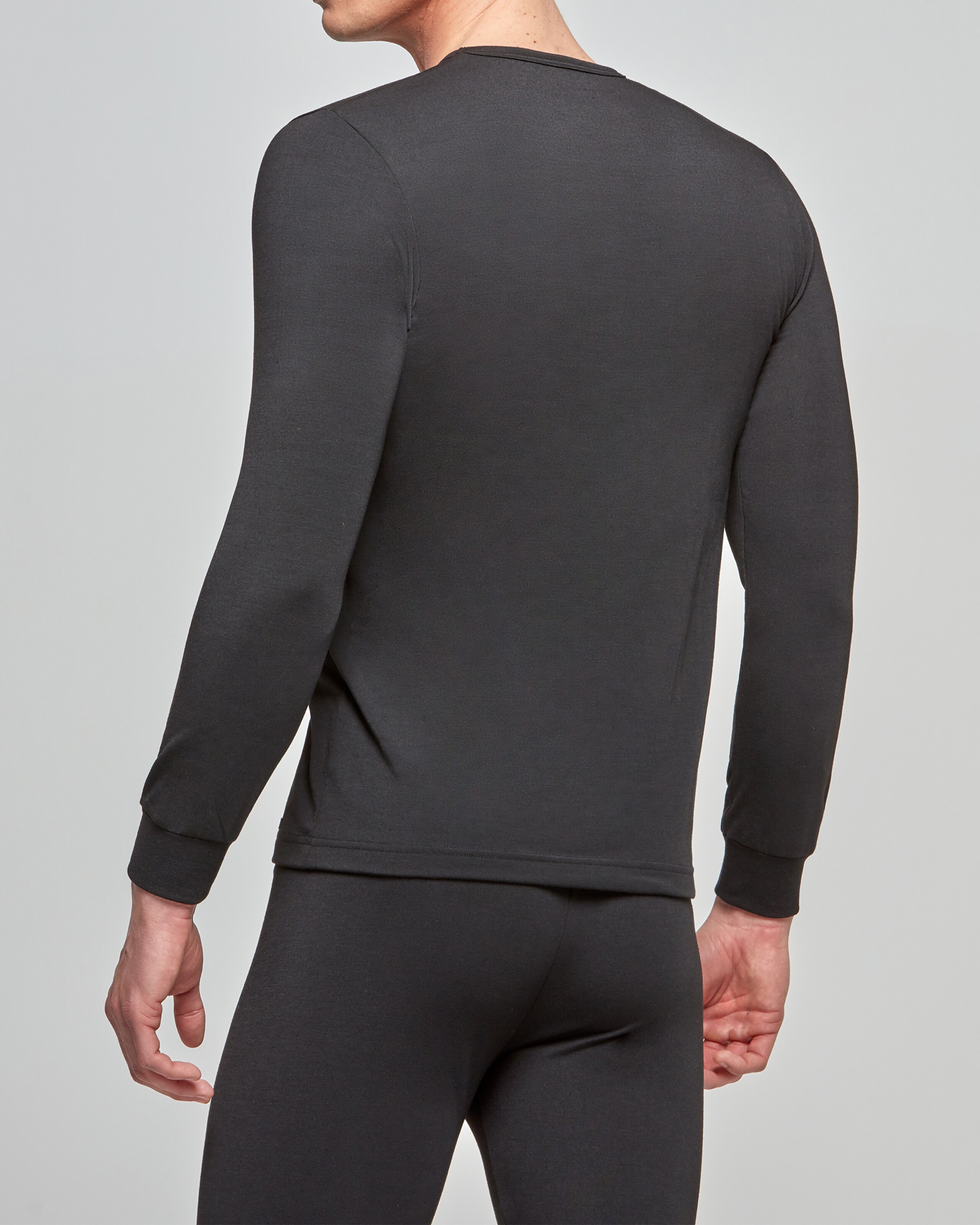 Camiseta interior térmica de hombre de manga larga - Impetus - Negro Negro-2