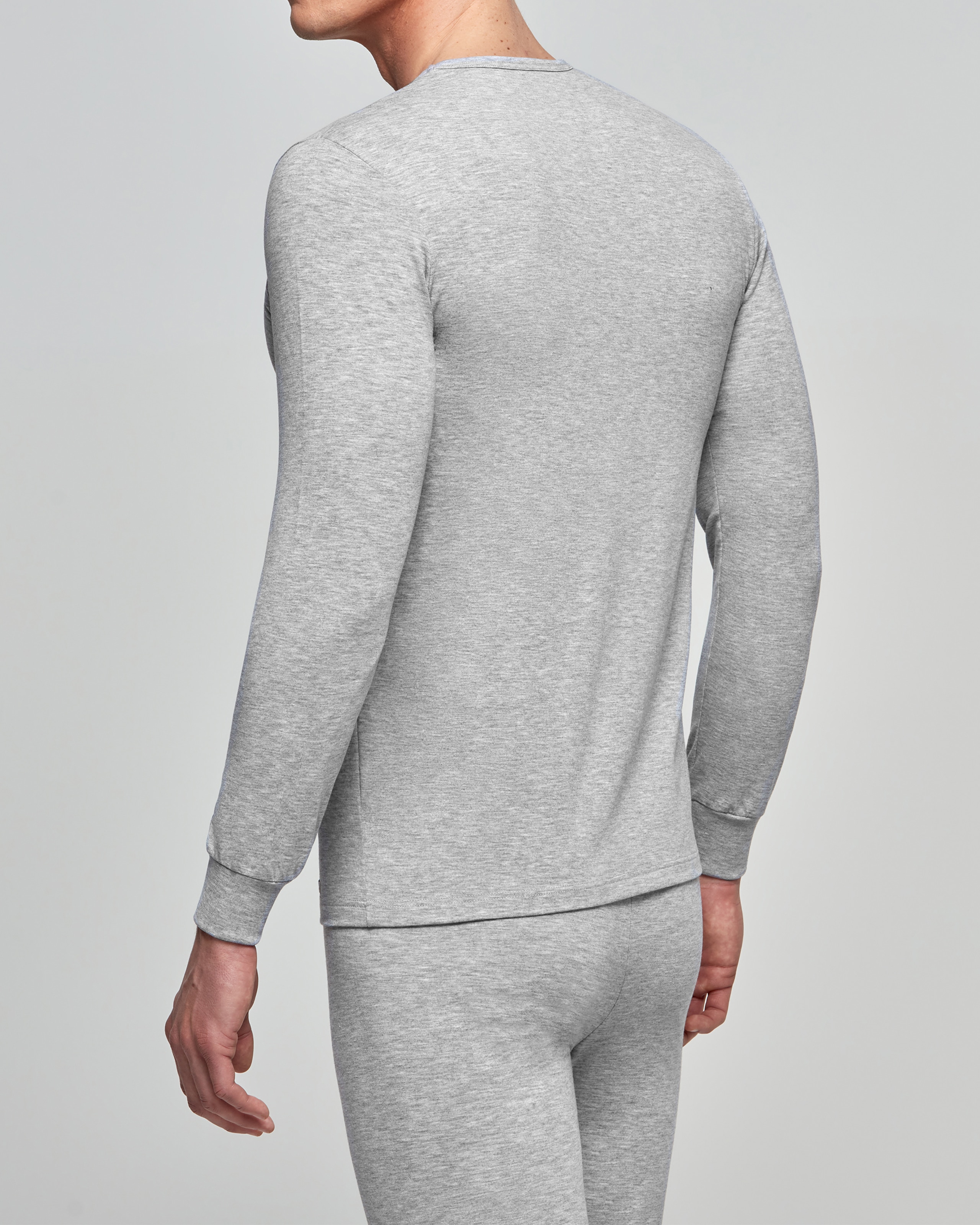 Camiseta interior térmica de hombre de manga larga - Impetus - Gris claro Gris claro-3