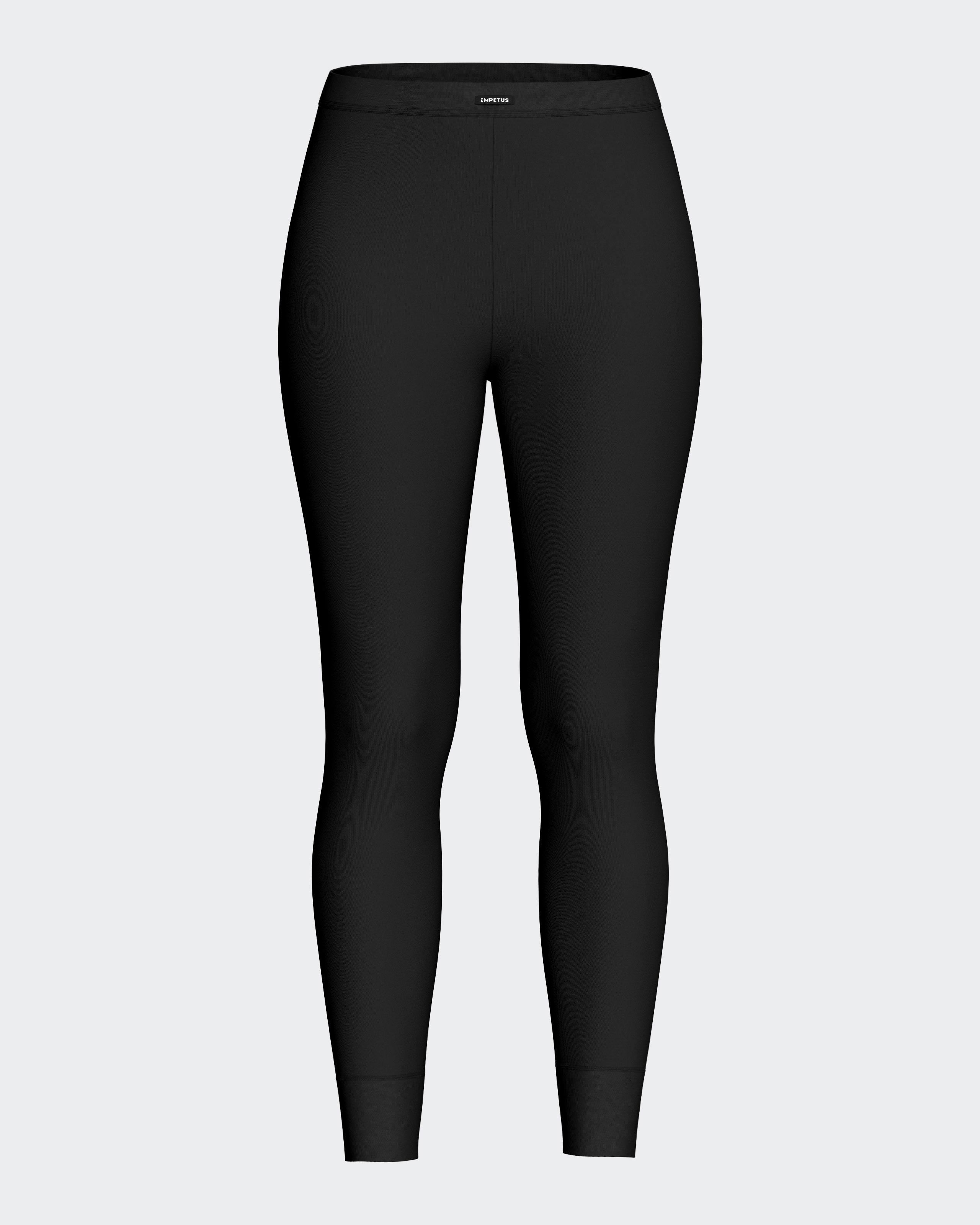 Pantalón interior de mujer térmico liso - Impetus - Negro Negro-3