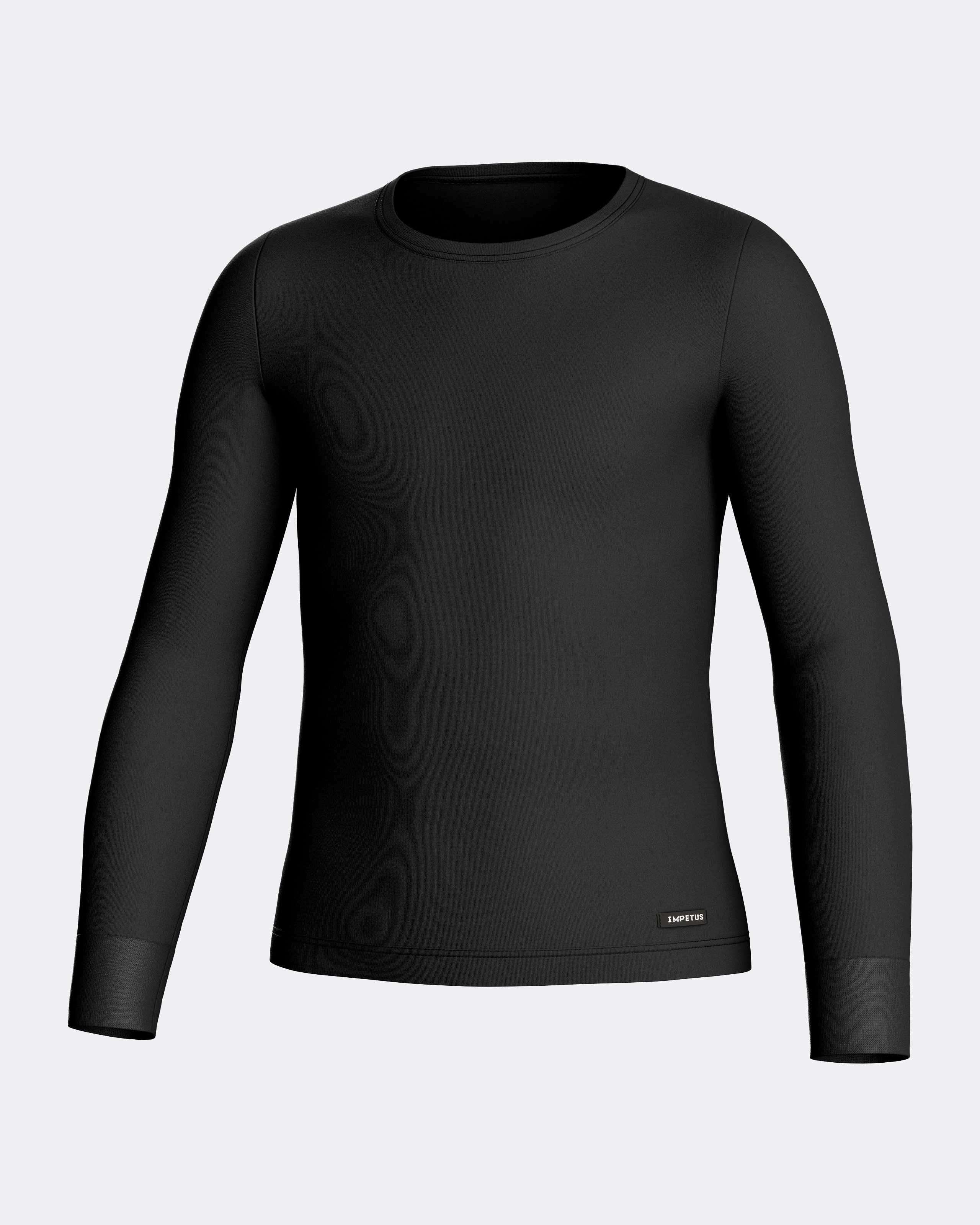 Camiseta interior térmica de manga larga - Impetus - Negro Negro-2