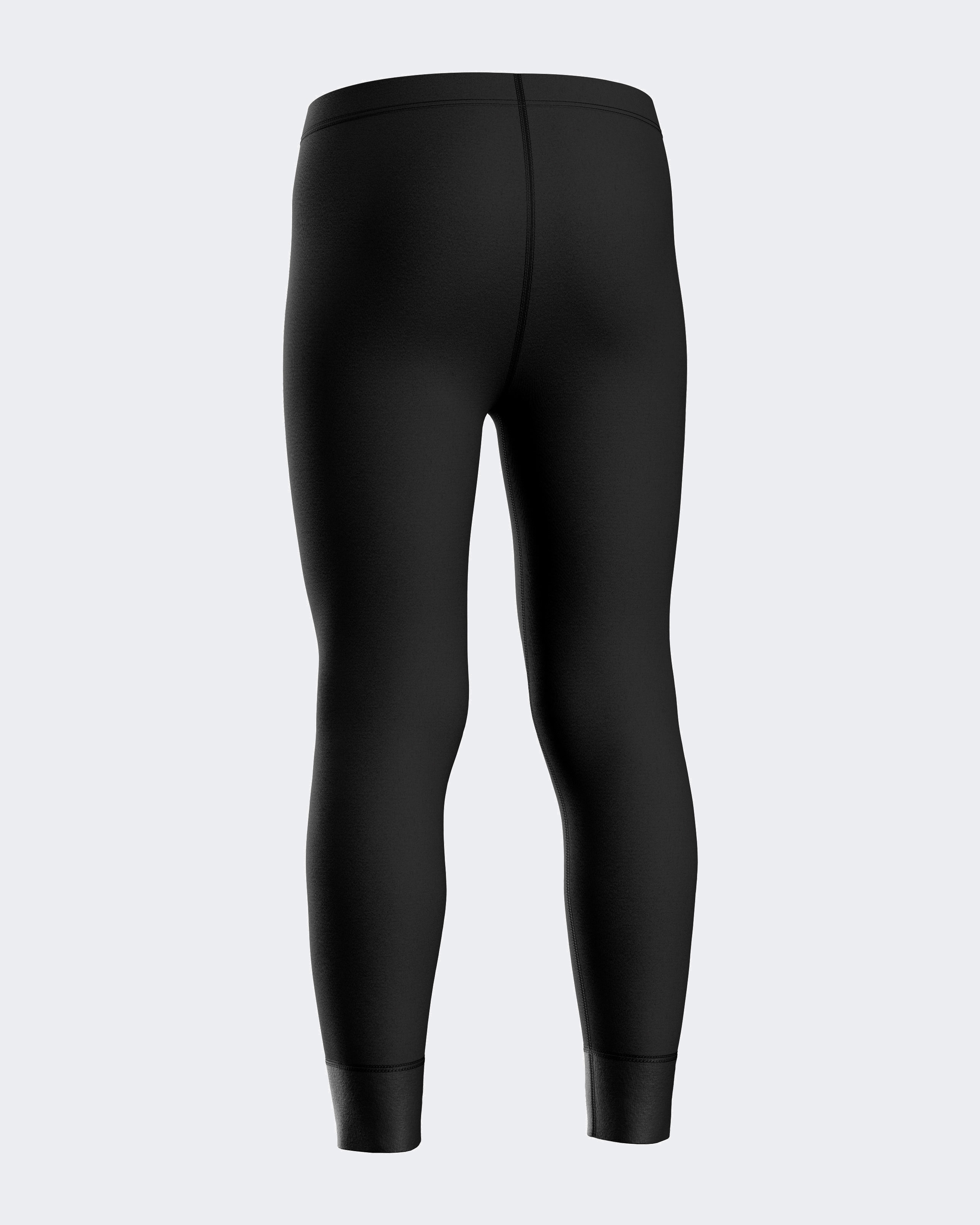 Imagen 3 de Pantalón interior térmico liso con puños y cintura elástica - Impetus - Negro Negro