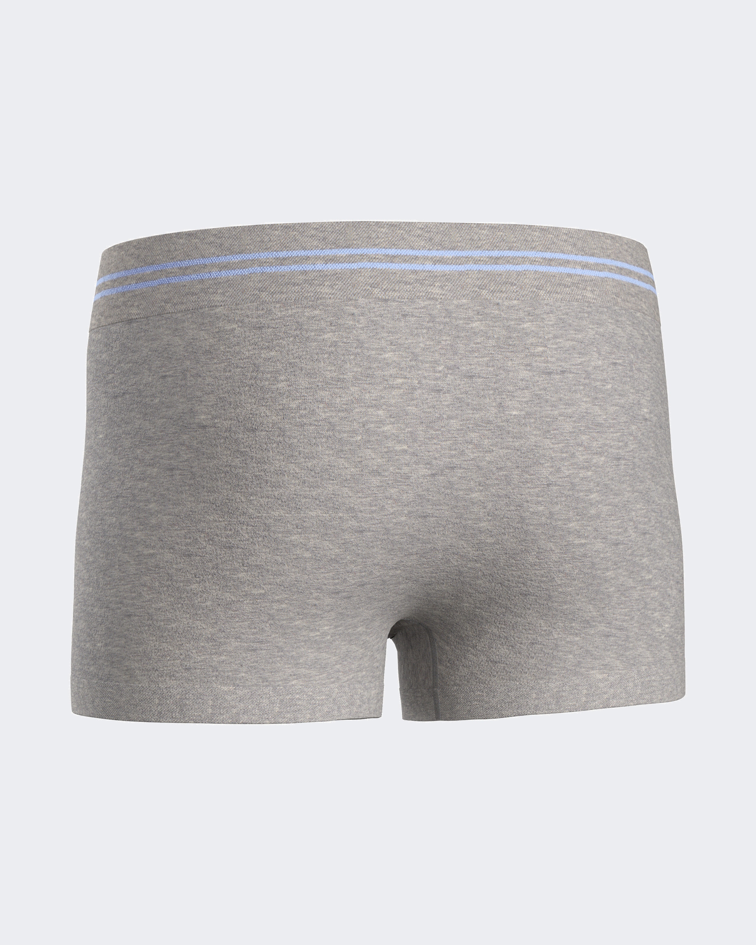 Pack de dos bóxers de niño lisos y sin costuras - Impetus - Gris Gris-2