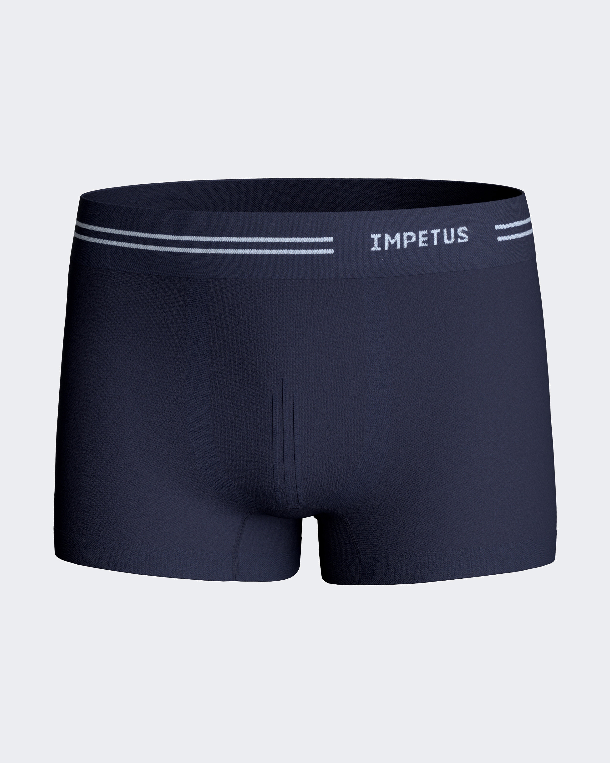 Pack de dos bóxers de niño lisos y sin costuras - Impetus - Gris Gris-4