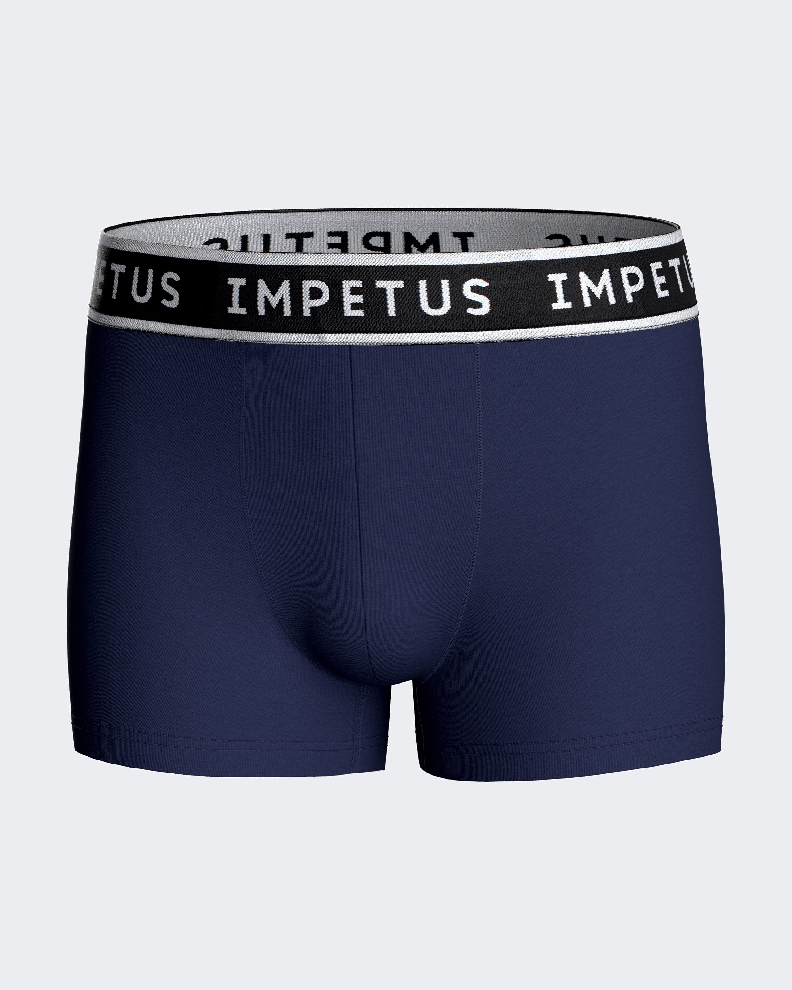Pack de dos bóxers de niño lisos con goma vista en la cintura - Impetus - Gris Gris-4