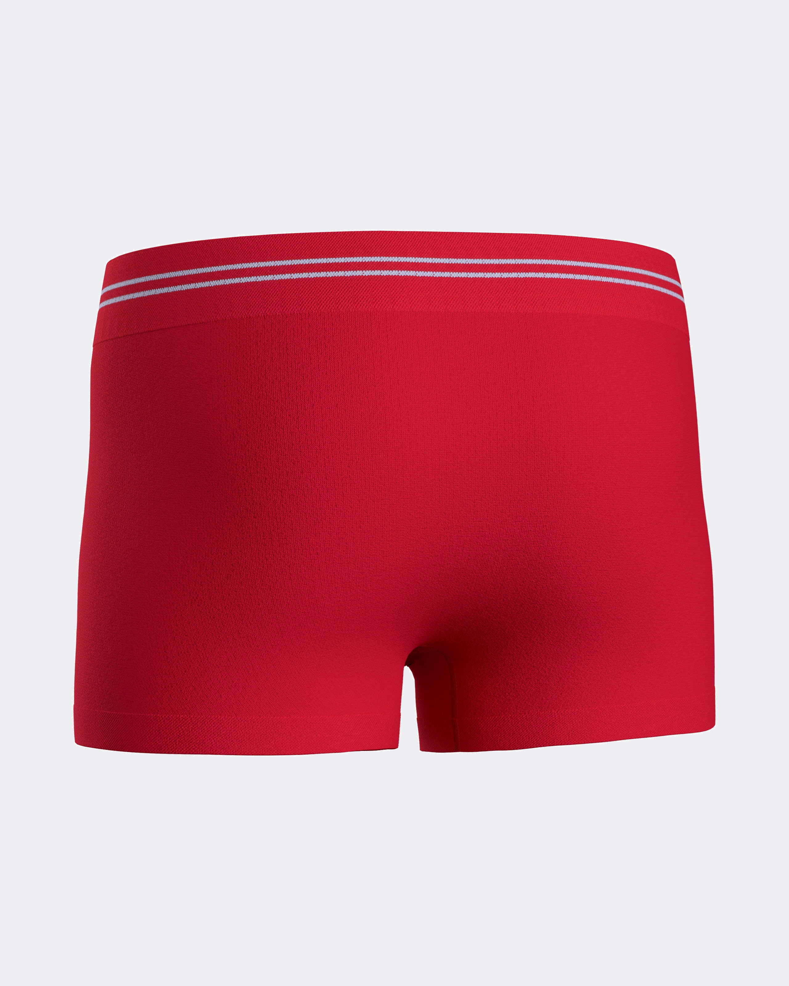Pack de dos bóxers de niño lisos y sin costuras - Impetus - Rojo Rojo-3