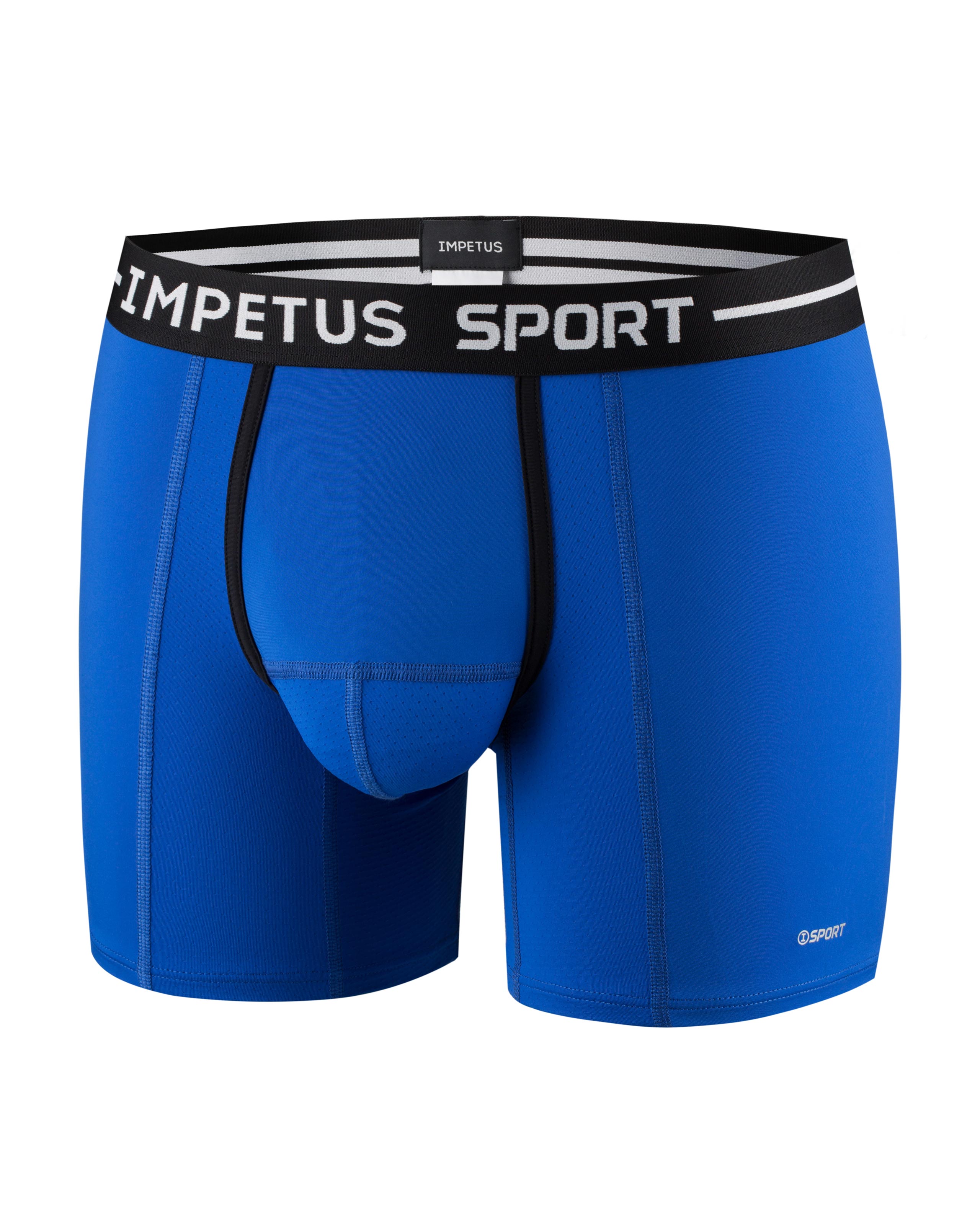 Bóxer deportivo de punto de hombre - Impetus - Azul Azul-4