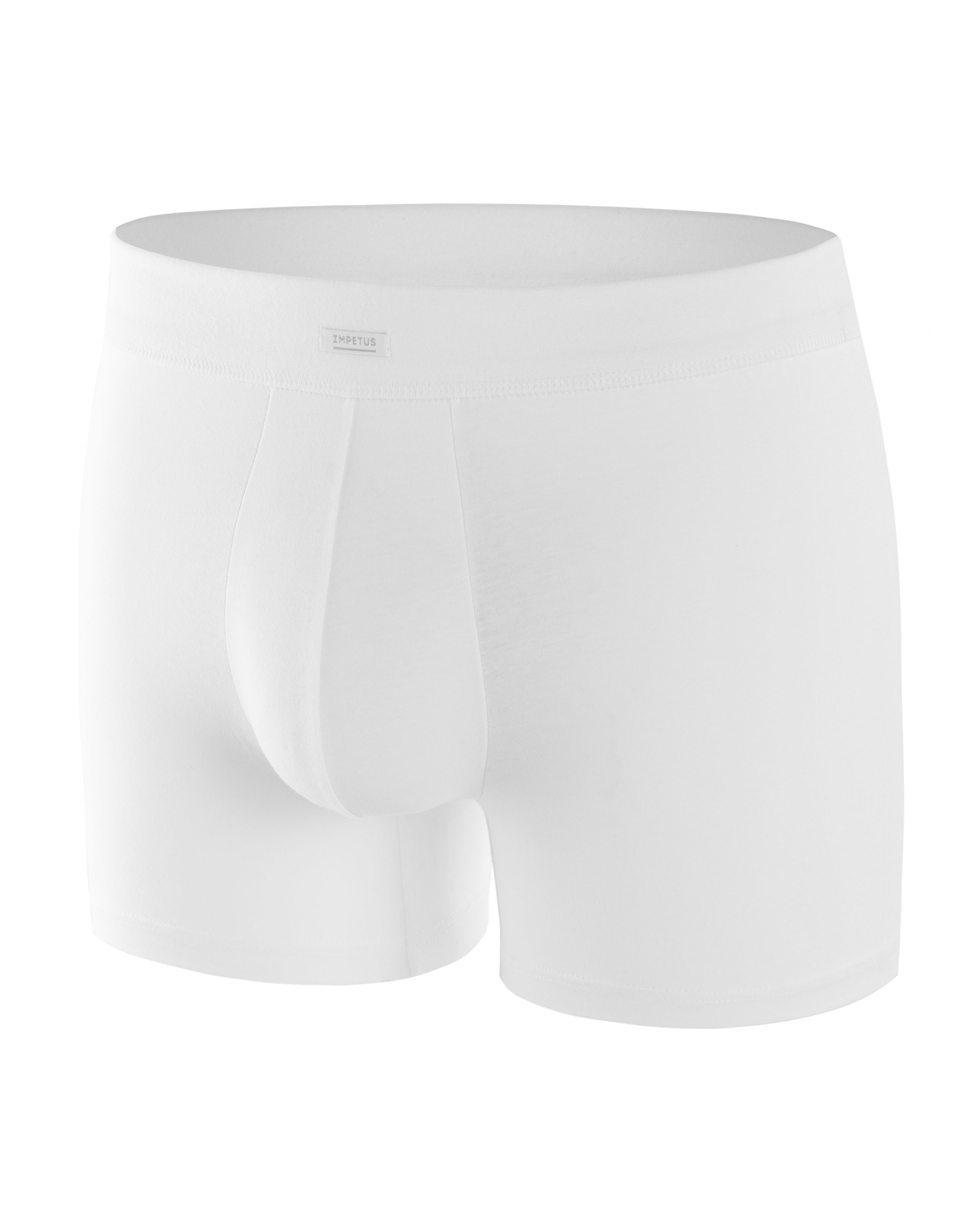 Boxer de punto de hombre Impetus blanco liso - Blanco Blanco-4