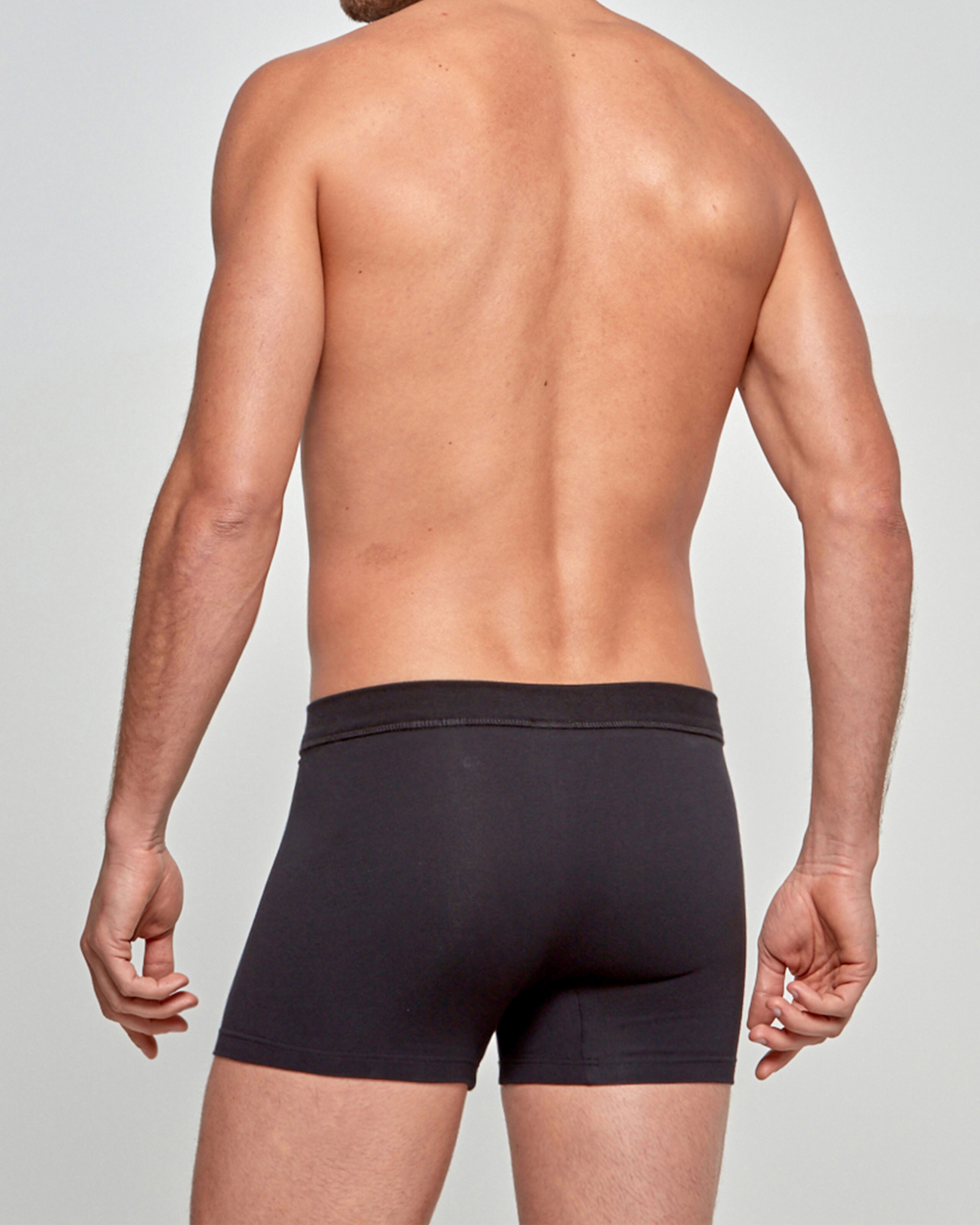 Boxer de punto de hombre Impetus negro liso - Negro Negro-2