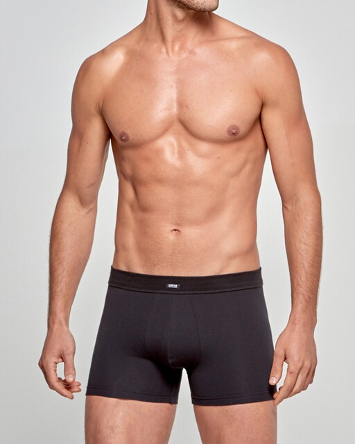 Imagen 0 de Boxer de punto de hombre Impetus negro liso