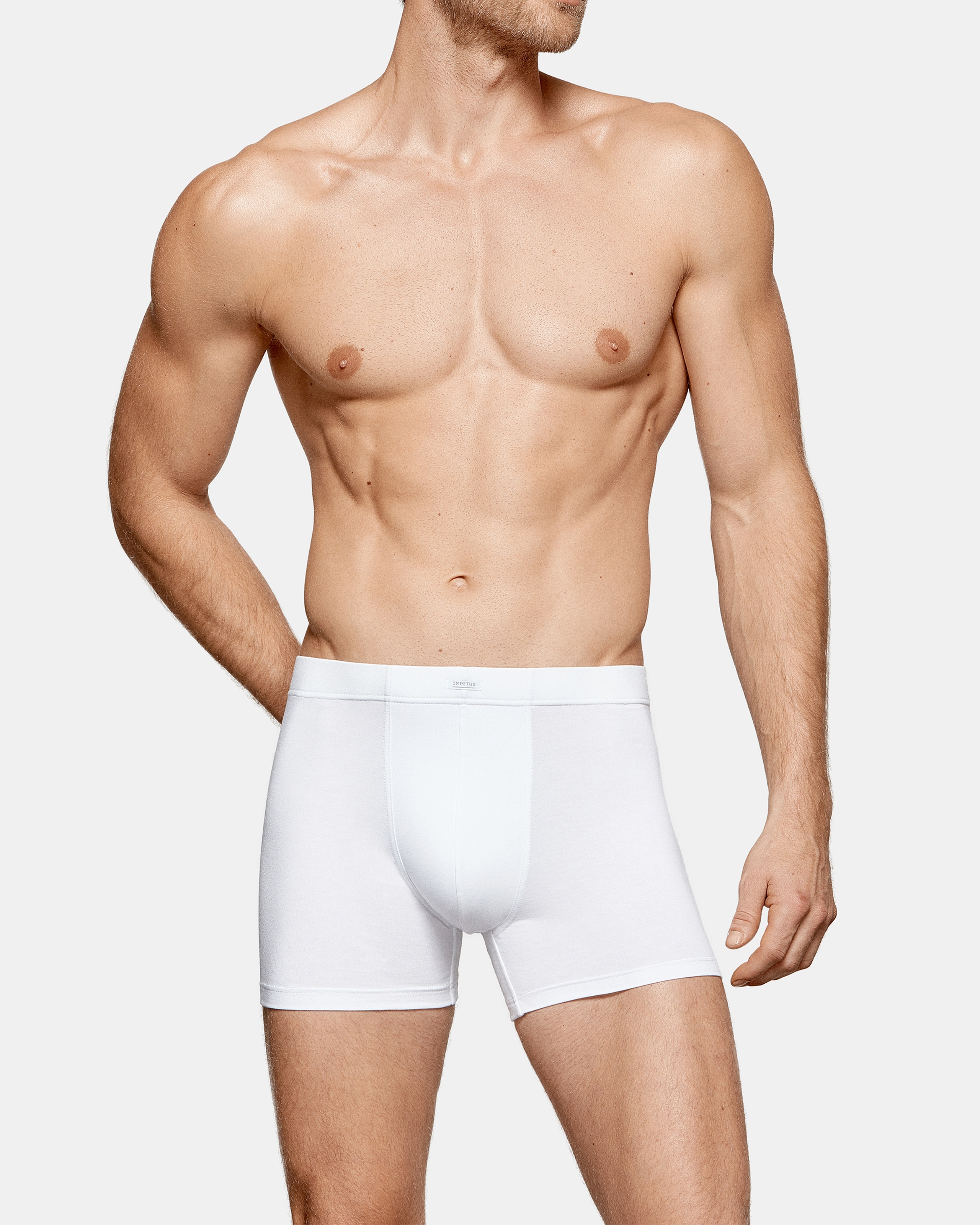 Bóxer de punto de hombre - Impetus - Blanco Blanco-1