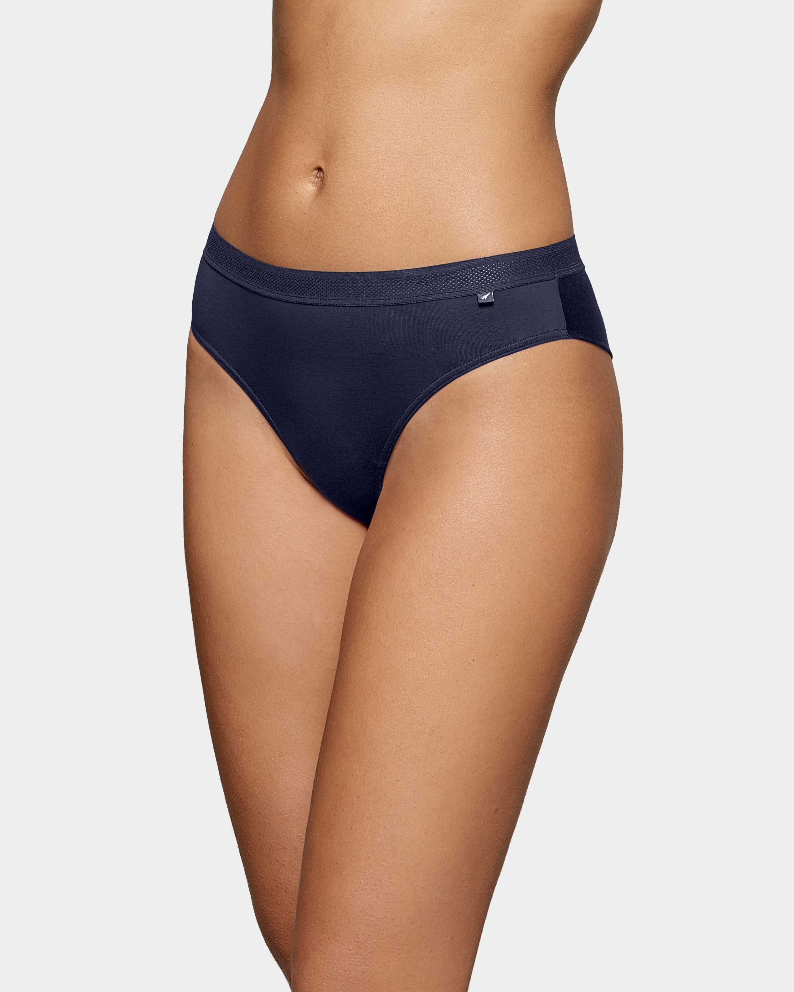 Tanga lisa con cintura perforada - Impetus - Azul marino Azul marino-1
