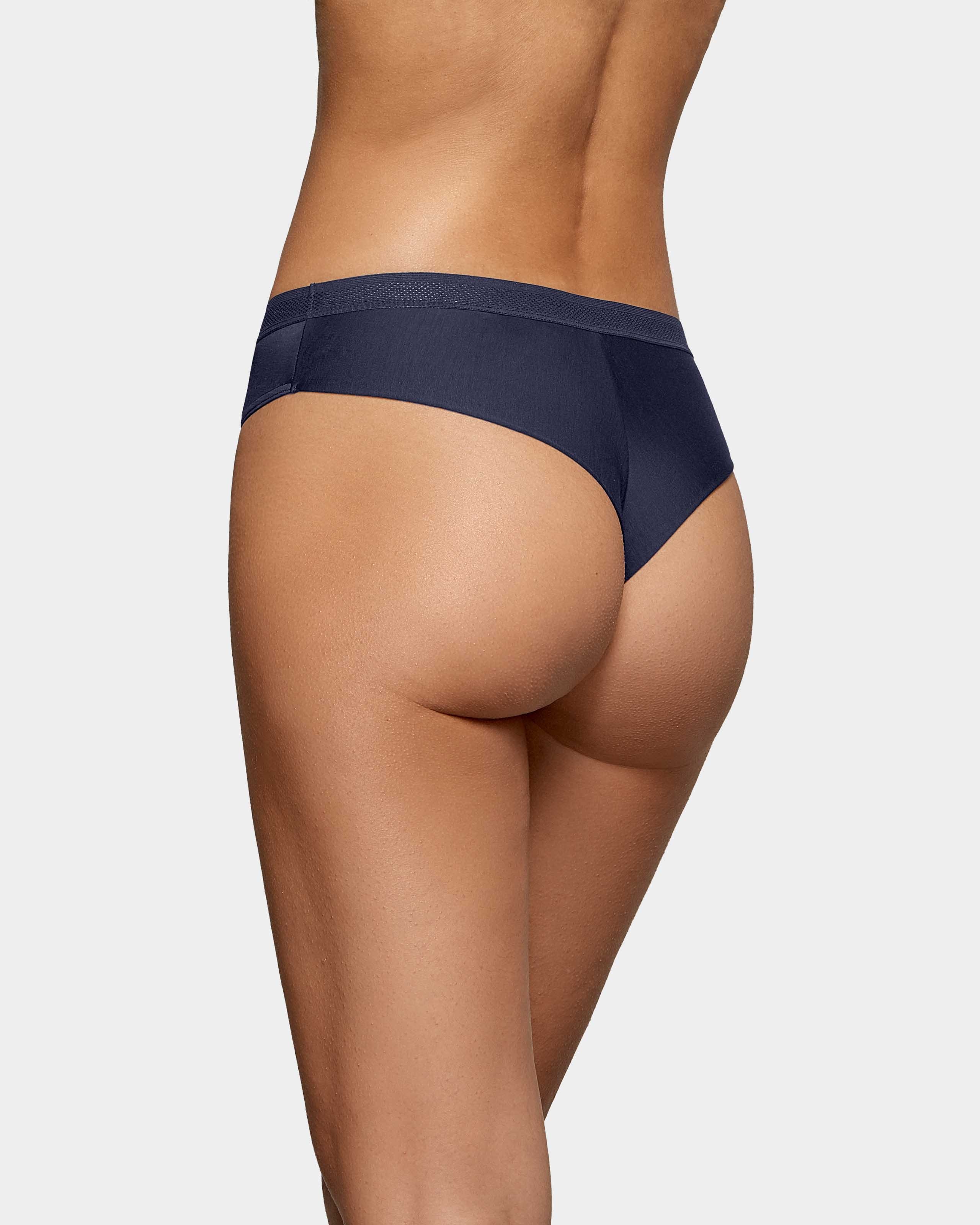 Tanga lisa con cintura perforada - Impetus - Azul marino Azul marino-2