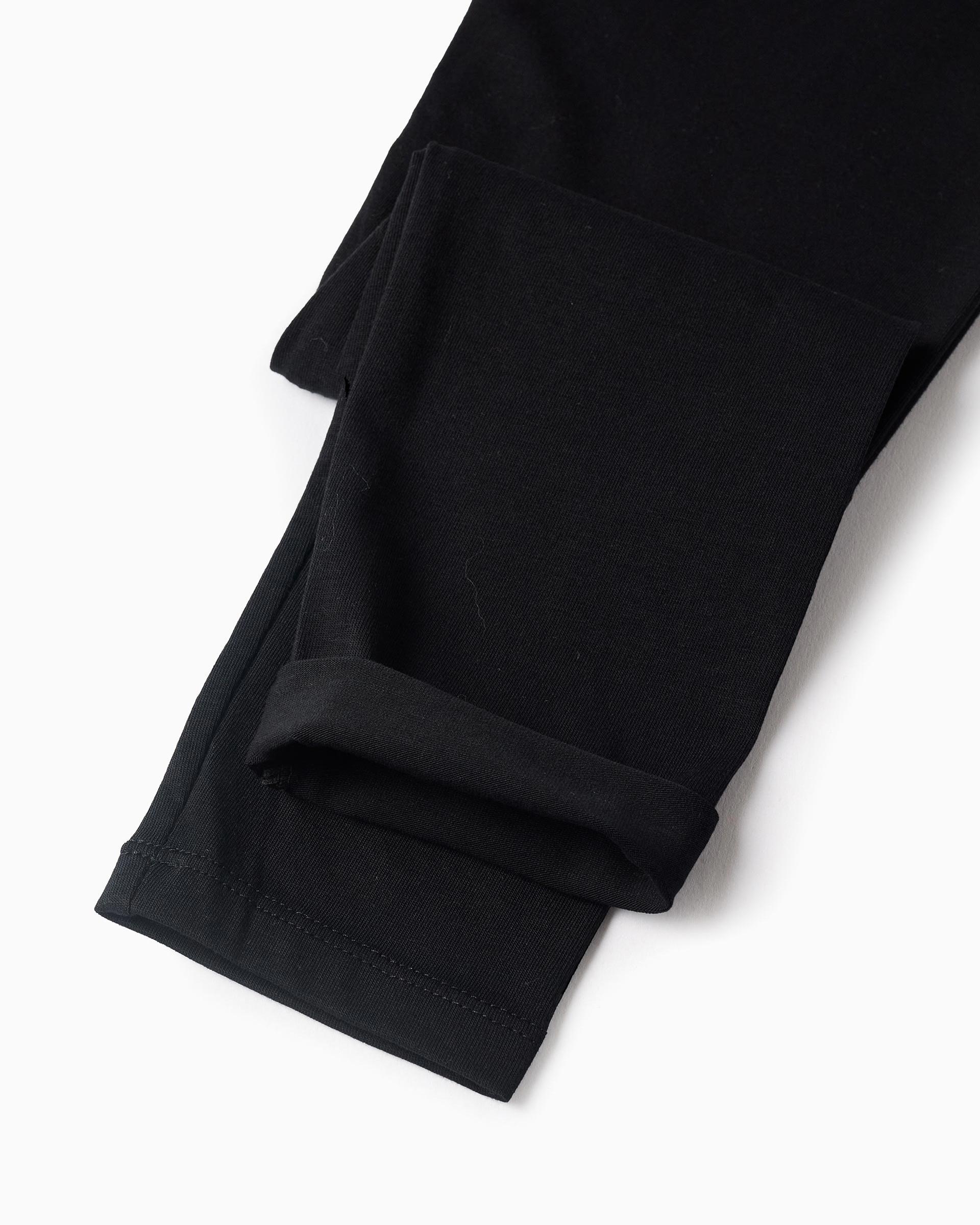 Pack de 2 leggins de niña con cintura flexible - Zippy - Negro Negro-3