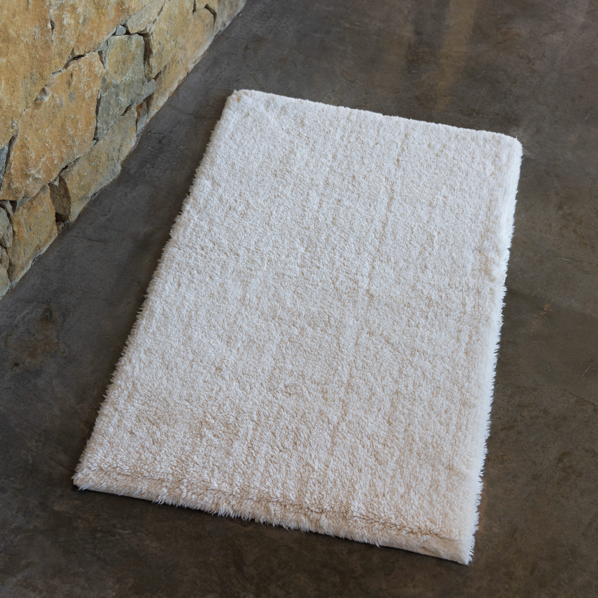 Imagen 2 de Alfombra de baño Purity Graccioza - Blanco 70 x 120 cm Blanco