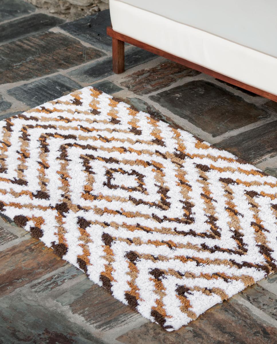 Imagen 2 de Alfombra de baño Ikat Graccioza - Multicolor 60 x 100 cm Multicolor