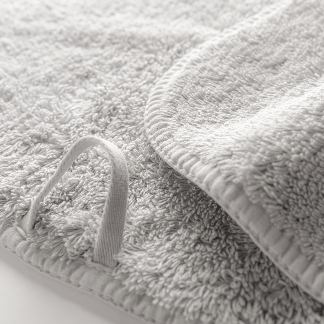 Imagen 2 de Toalla de baño Long Double Loop Graccioza - Gris claro Ducha Gris claro
