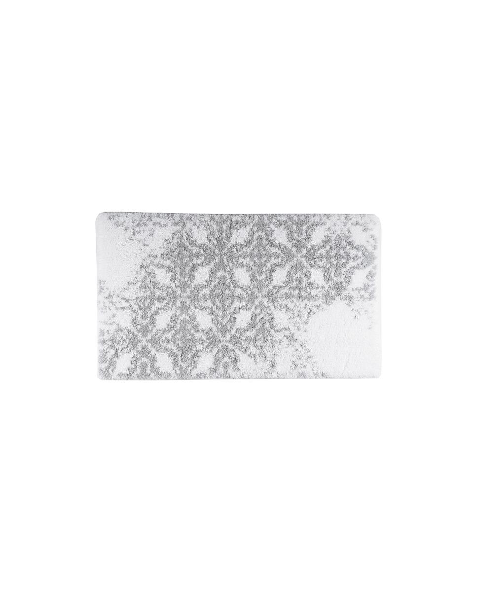 Imagen 0 de Alfombra de baño Vintage Tile Graccioza Blanco / Gris claro