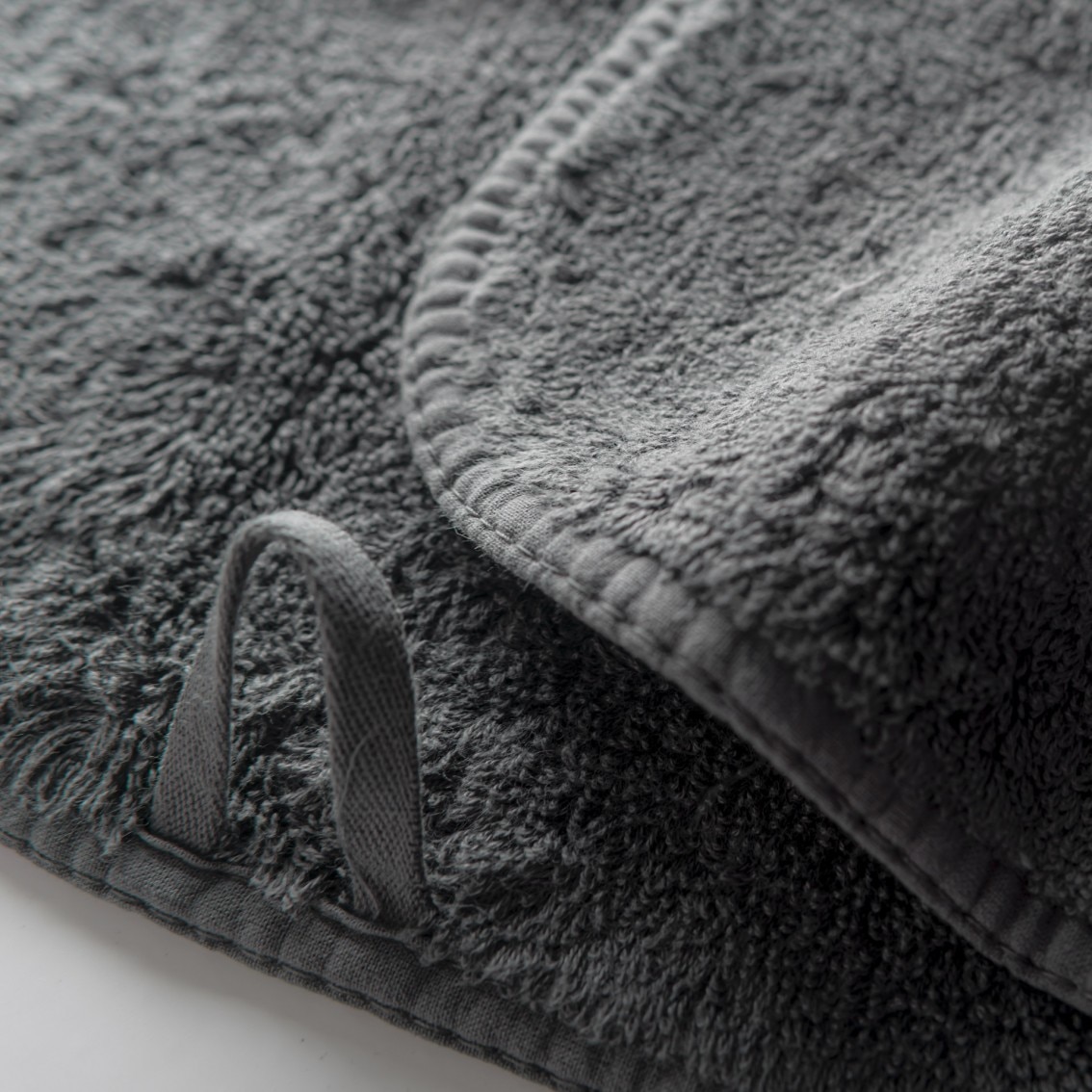 Imagen 2 de Toalla de baño Long Double Loop Graccioza - Gris oscuro Ducha Gris oscuro