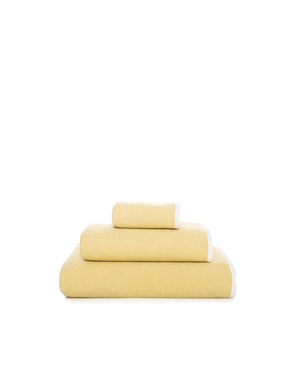 Toalla de baño Double Tone Graccioza - Mostaza Tocador Mostaza-1