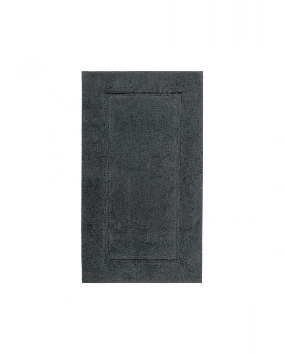 Imagen 2 de Alfombra de baño algodón Egoist Graccioza - Gris oscuro 70 x 120 cm Gris oscuro