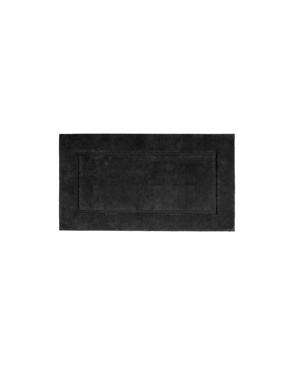 Imagen 1 de Alfombra de baño algodón Egoist Graccioza - Negro 50 x 80 cm Negro