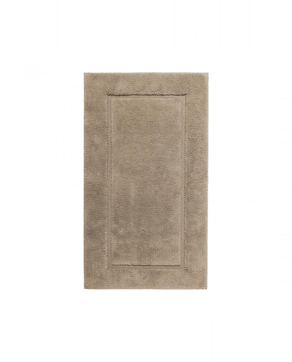 Imagen 2 de Alfombra de baño algodón Egoist Graccioza - Marrón claro 60 x 100 cm Marrón claro