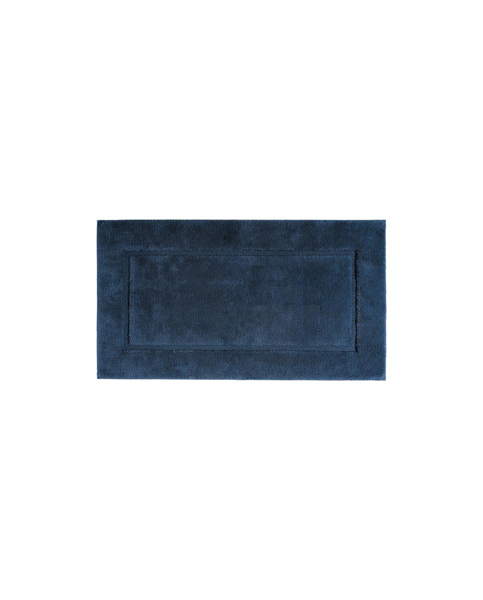 Imagen 1 de Alfombra de baño algodón Egoist Graccioza - Azul marino 50 x 80 cm Azul marino