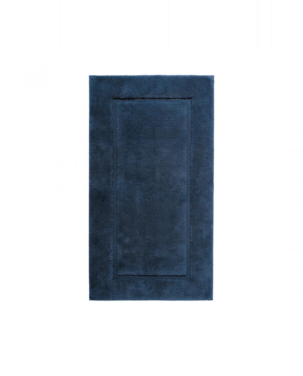 Imagen 2 de Alfombra de baño algodón Egoist Graccioza - Azul marino 50 x 80 cm Azul marino