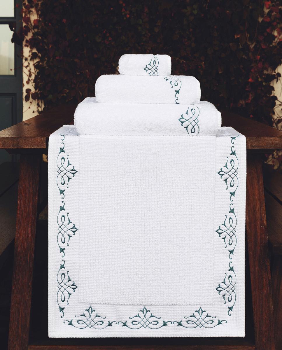 Imagen 2 de Alfombra de baño Hope Graccioza - Blanco / Gris 50 x 80 cm Blanco / Gris