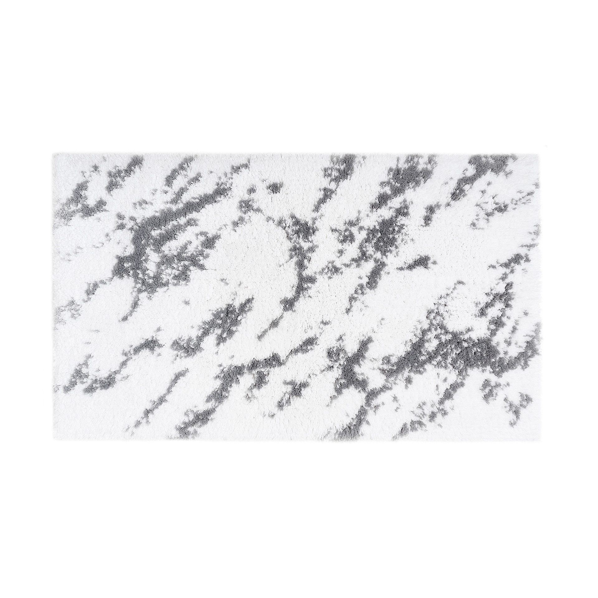 Imagen 1 de Alfombra de baño Mabel Graccioza - Blanco / Gris 50 x 80 cm Blanco / Gris