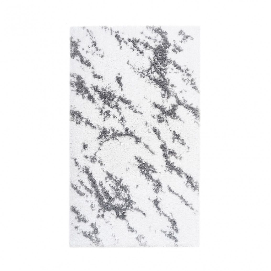 Imagen 2 de Alfombra de baño Mabel Graccioza - Blanco / Gris 50 x 80 cm Blanco / Gris