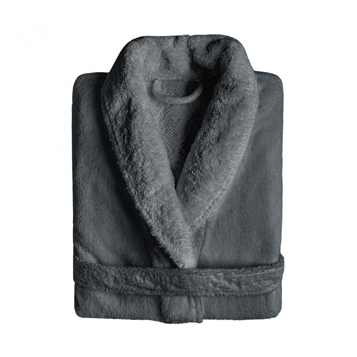 Imagen 1 de Albornoz unisex algodón Egoist Graccioza - Gris oscuro M Gris oscuro