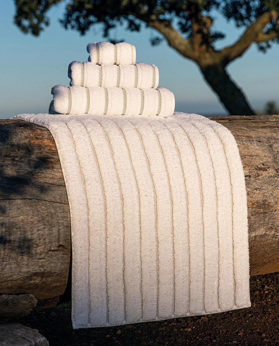 Imagen 2 de Alfombra de baño Meridian Graccioza - Blanco 50 x 80 cm Blanco