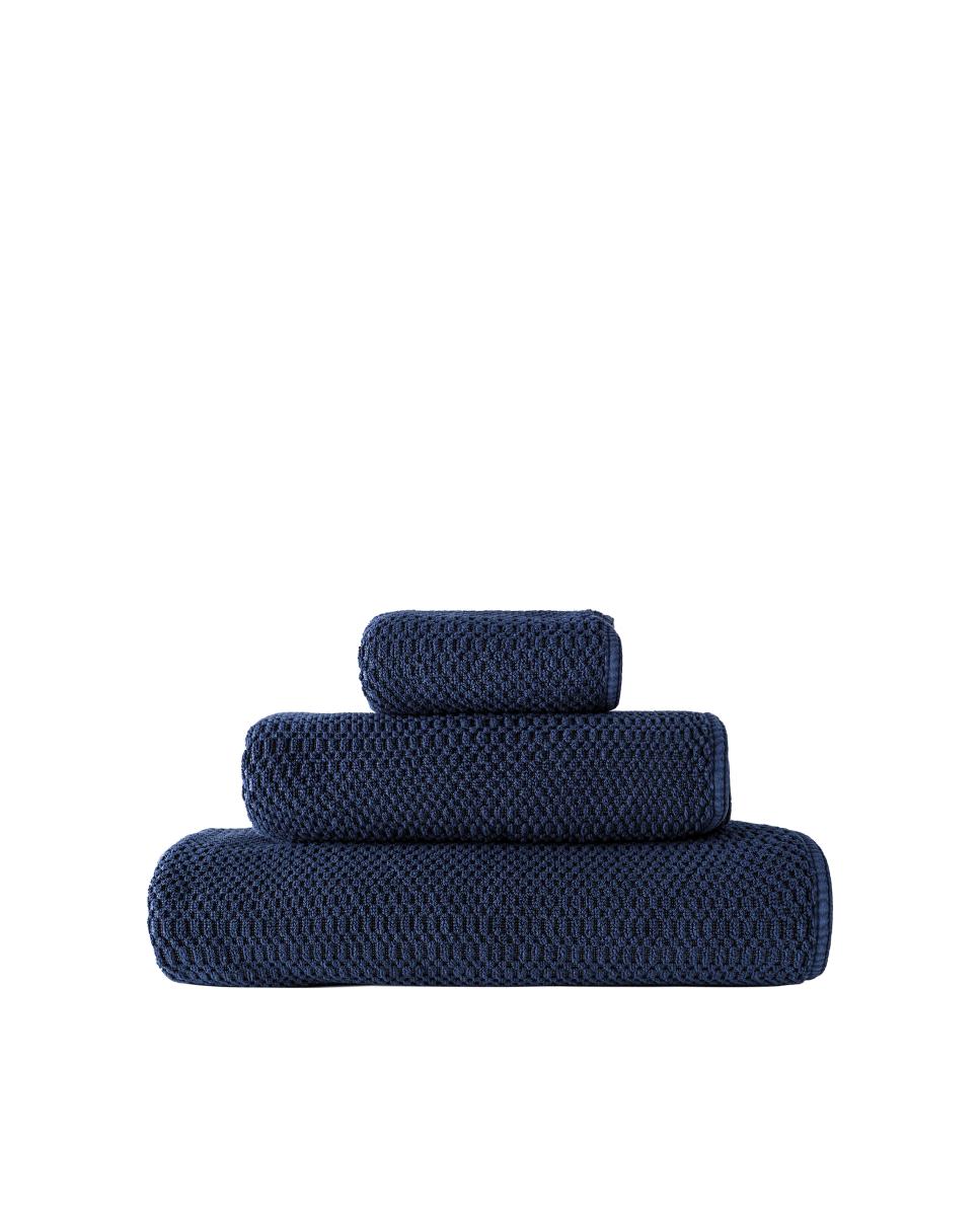 Toalla de baño Clean Ocean Graccioza - Azul marino Lavabo Azul marino-1