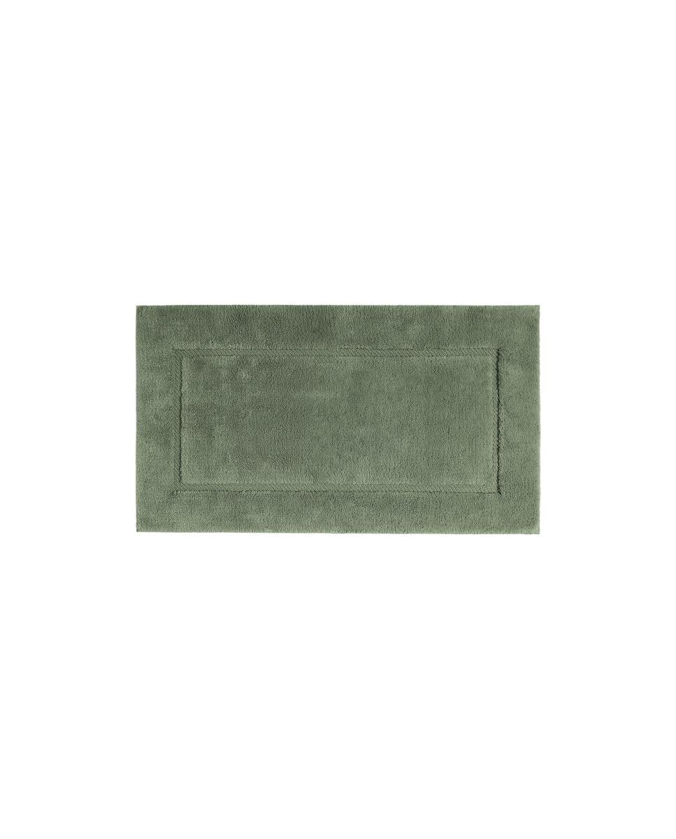 Imagen 1 de Alfombra de baño algodón Egoist Graccioza - Verde oscuro 70 x 120 cm Verde oscuro