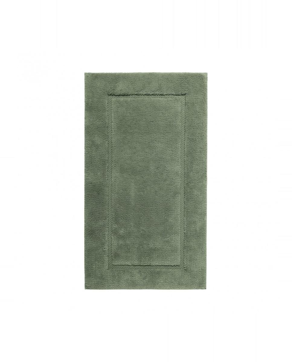 Imagen 2 de Alfombra de baño algodón Egoist Graccioza - Verde oscuro 70 x 120 cm Verde oscuro