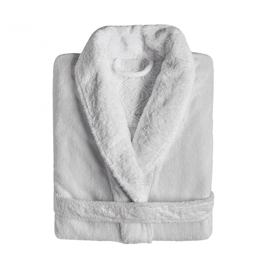 Imagen 1 de Albornoz unisex algodón Egoist Graccioza - Gris claro L Gris claro