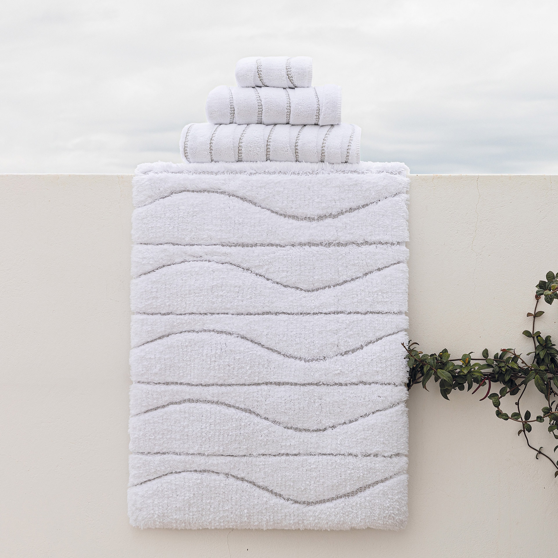 Imagen 2 de Alfombra de baño Opera Graccioza - Blanco 70 x 120 cm Blanco