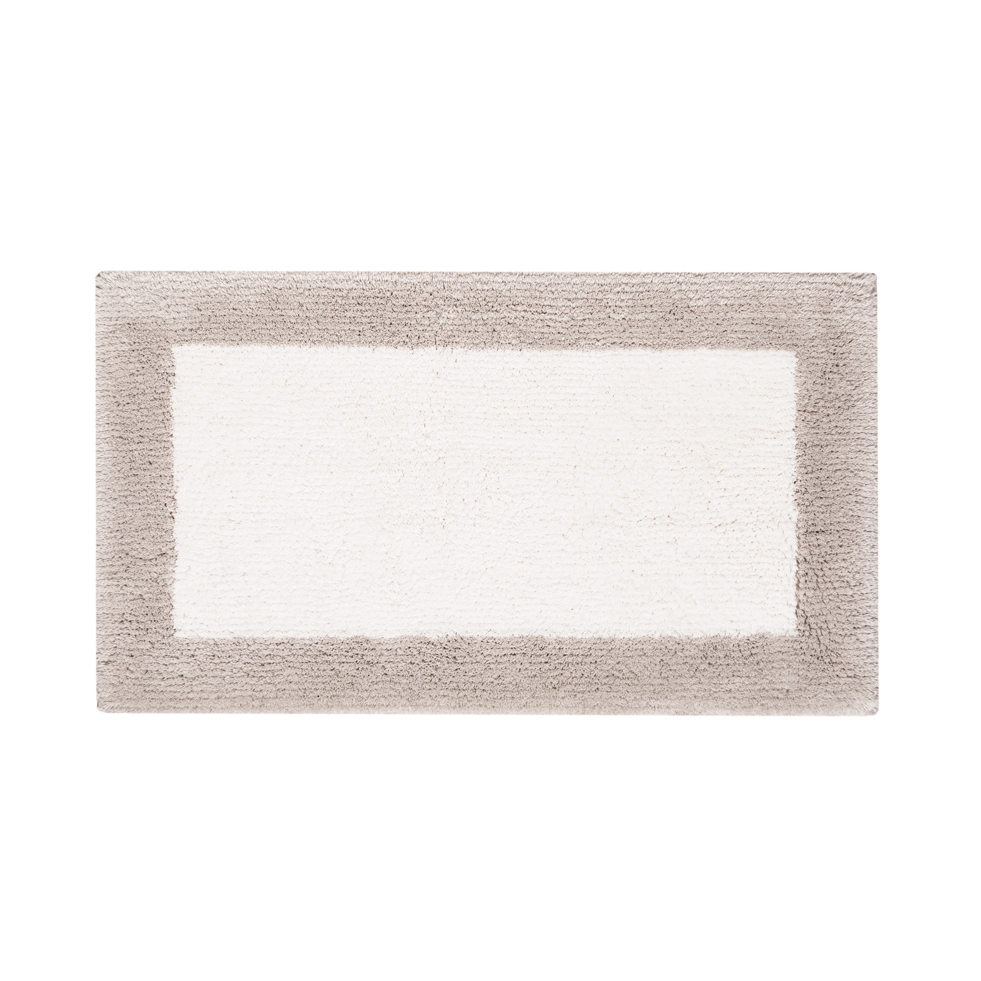 Imagen 1 de Alfombra de baño Bicolore Graccioza - Beige 60 x 100 cm Beige