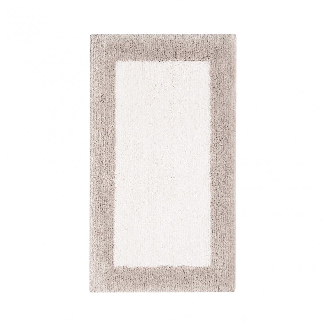 Imagen 2 de Alfombra de baño Bicolore Graccioza - Beige 60 x 100 cm Beige