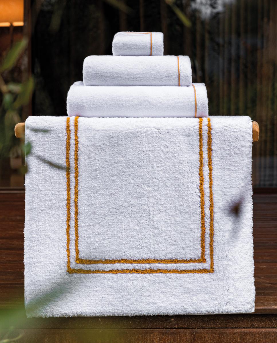 Imagen 3 de Alfombra de baño Continental Graccioza - Blanco / Gris 70 x 120 cm Blanco / Gris
