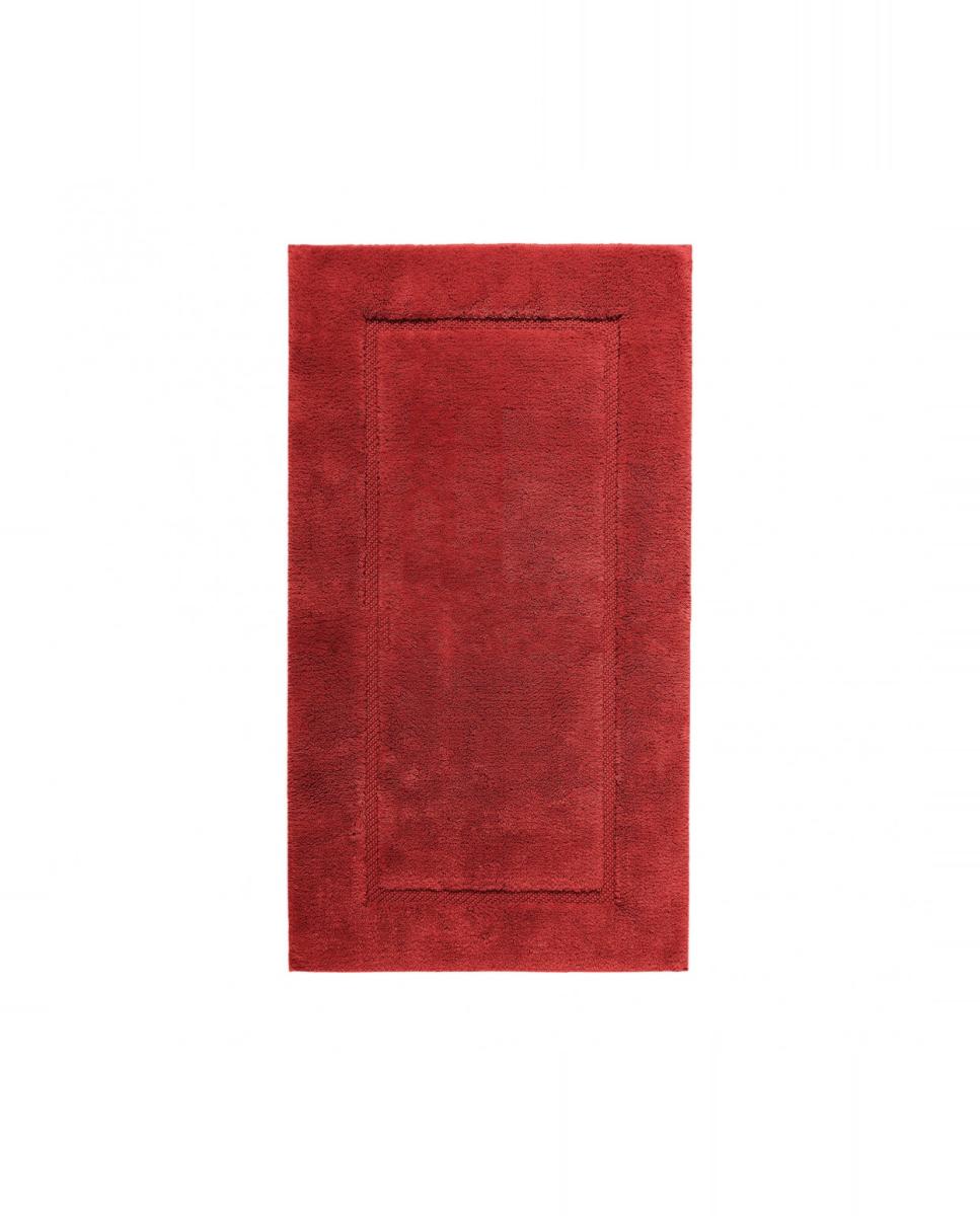 Imagen 2 de Alfombra de baño algodón Egoist Graccioza - Rojo 70 x 120 cm Rojo